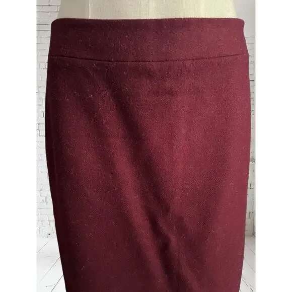 J. Crew Factory Womens Preppy Career Wool Blend The Pencil Skirt Size 4 - Picture 3 of 9